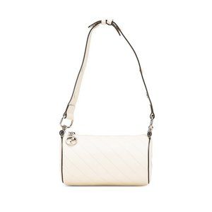 GUCCI White Leather Shoulder Bag